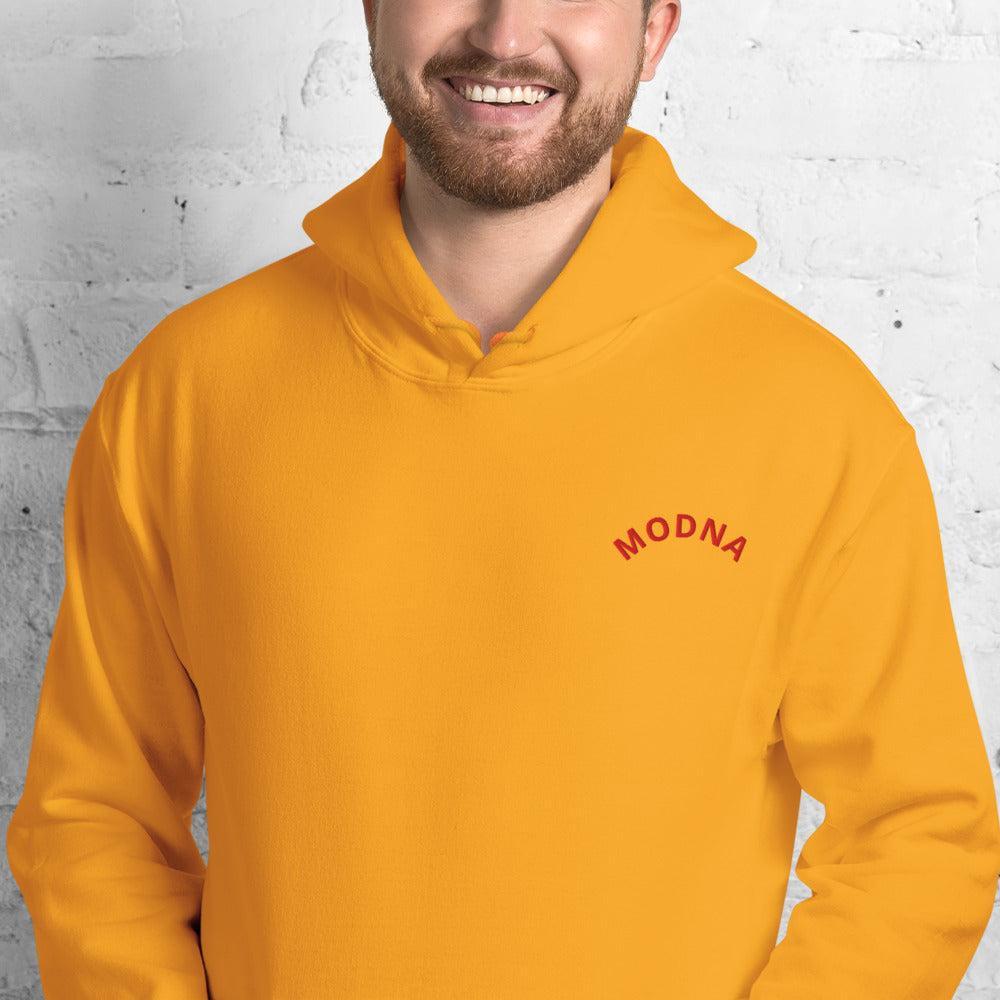 Felpa Ricamata Unisex – Morbida con Cappuccio e Tasca Frontale – Stile Streetwear – Modna