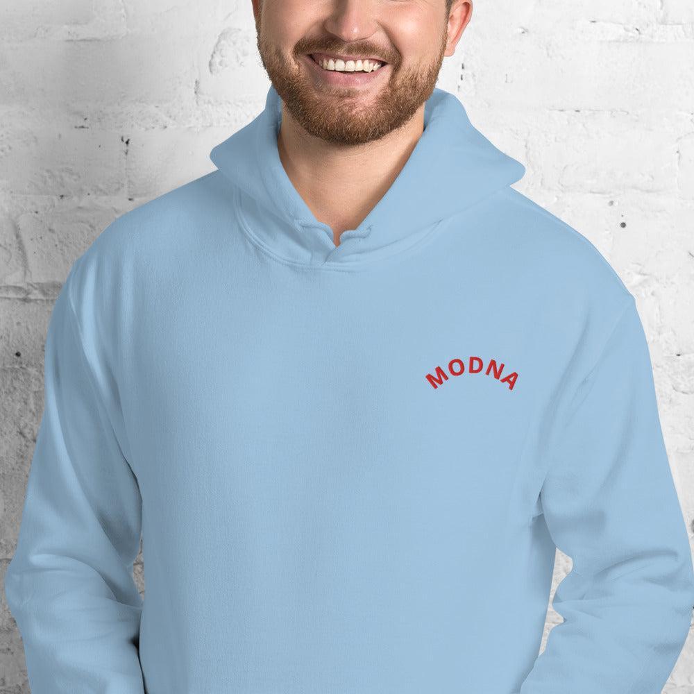 Felpa Ricamata Unisex – Morbida con Cappuccio e Tasca Frontale – Stile Streetwear – Modna