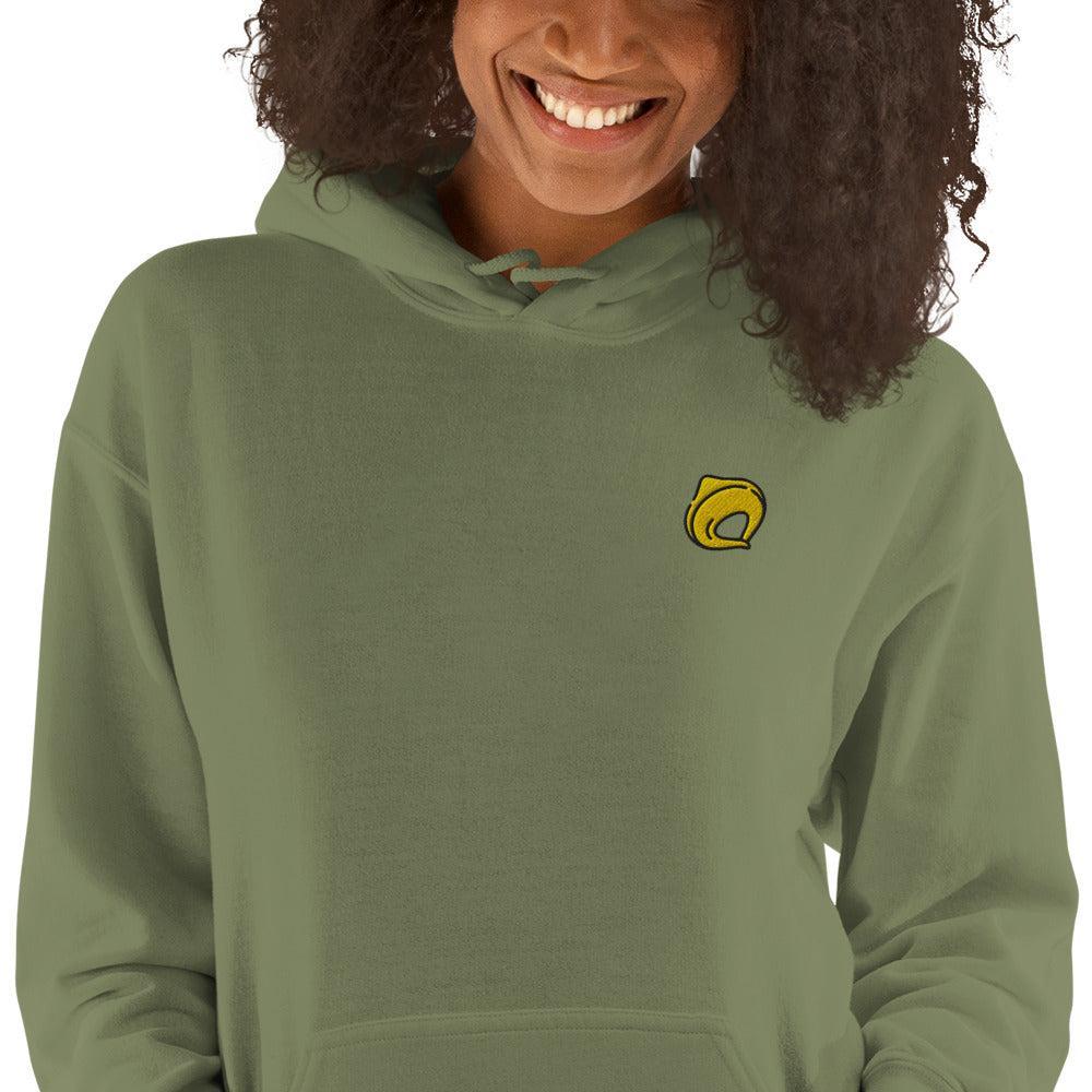 Felpa Ricamata Unisex – Morbida con Cappuccio e Tasca Frontale – Stile Streetwear – Turtléin