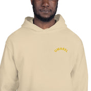 Felpa Ricamata Unisex – Morbida con Cappuccio e Tasca Frontale – Stile Streetwear – Umarel