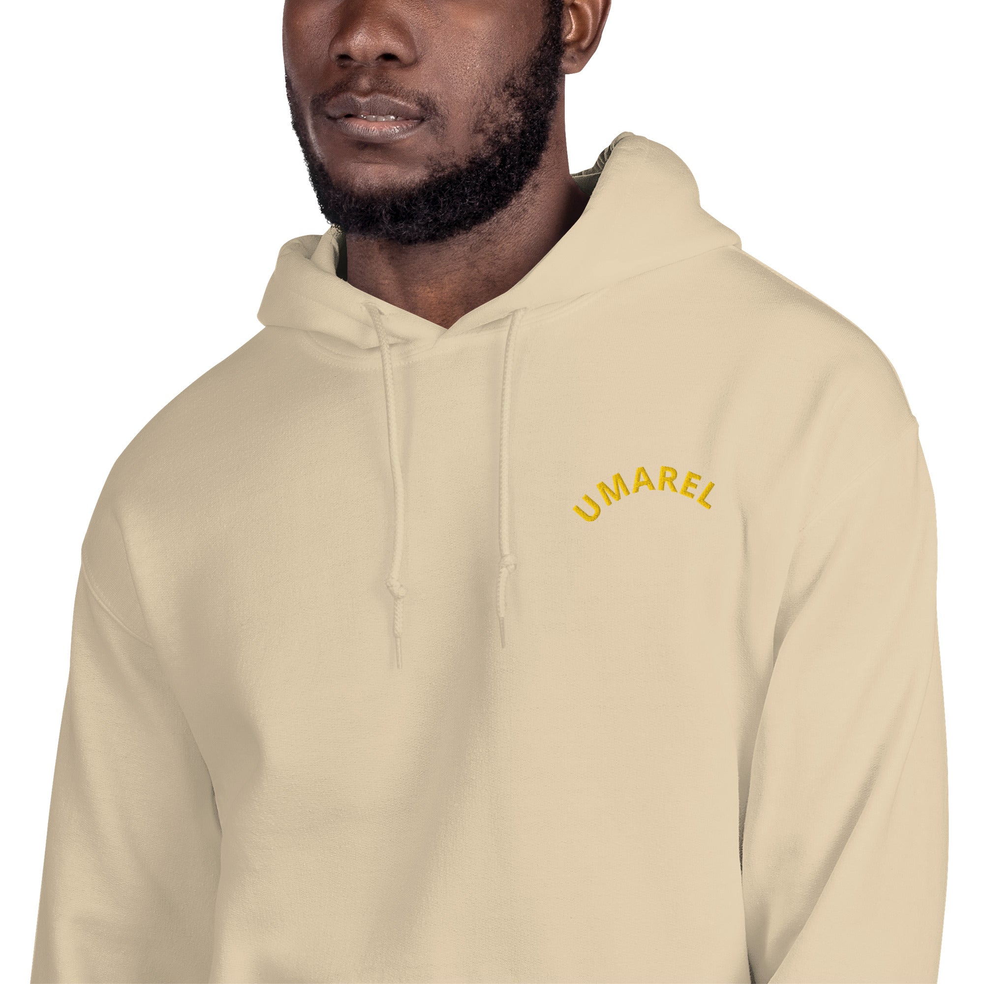 Felpa Ricamata Unisex – Morbida con Cappuccio e Tasca Frontale – Stile Streetwear – Umarel