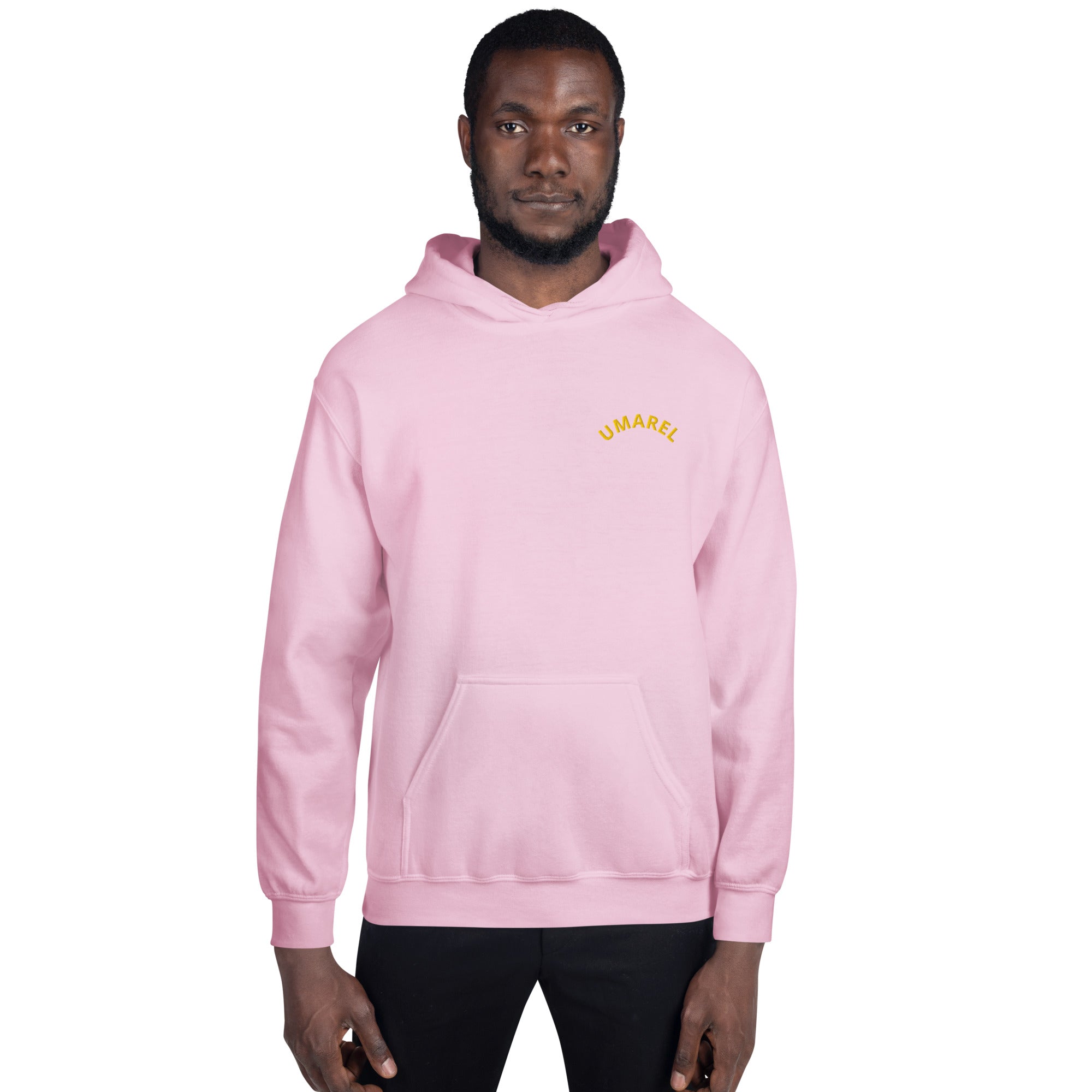 Felpa Ricamata Unisex – Morbida con Cappuccio e Tasca Frontale – Stile Streetwear – Umarel