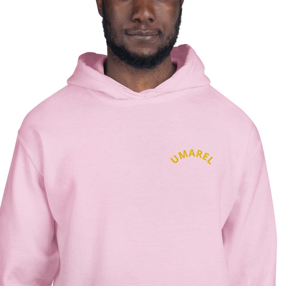 Felpa Ricamata Unisex – Morbida con Cappuccio e Tasca Frontale – Stile Streetwear – Umarel