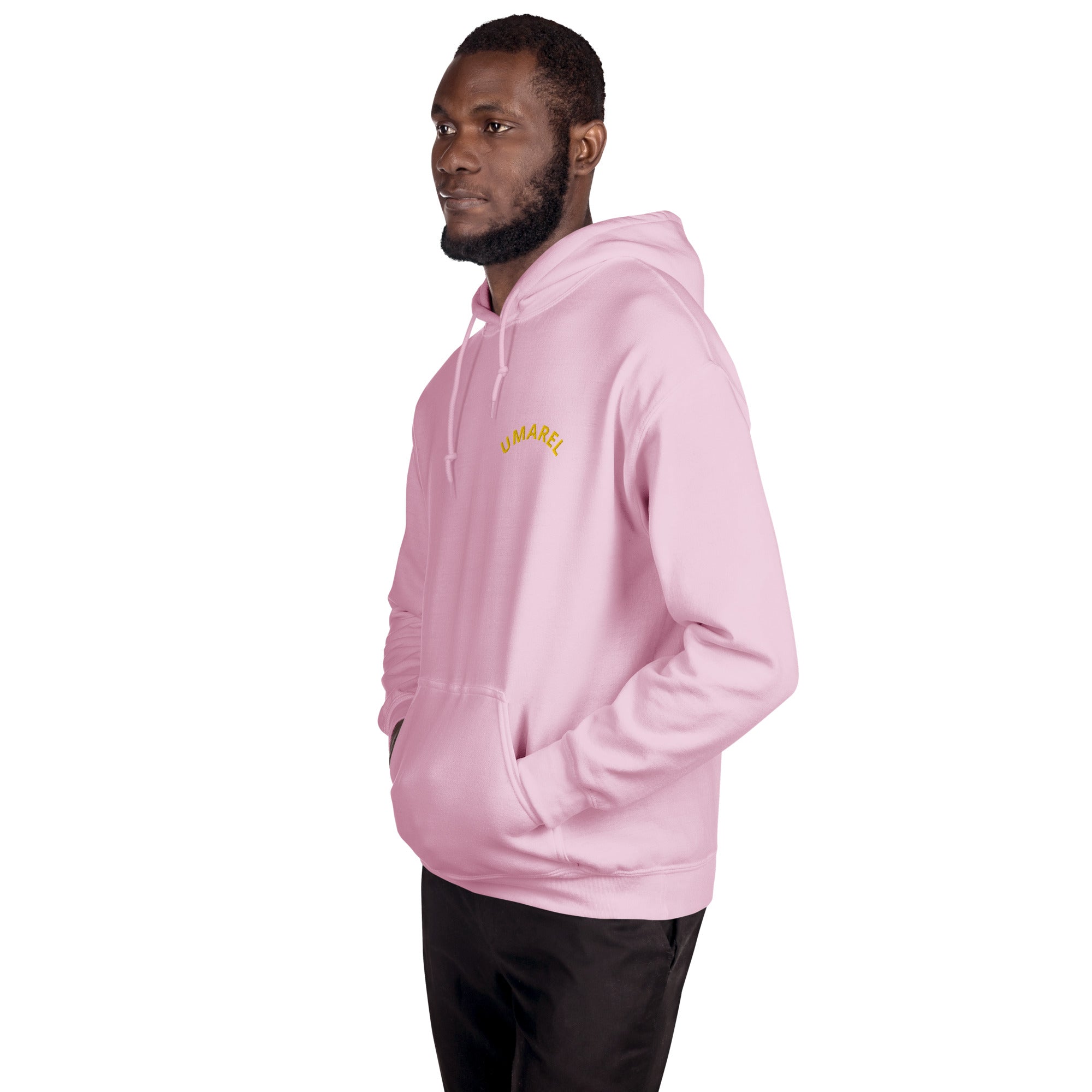 Felpa Ricamata Unisex – Morbida con Cappuccio e Tasca Frontale – Stile Streetwear – Umarel
