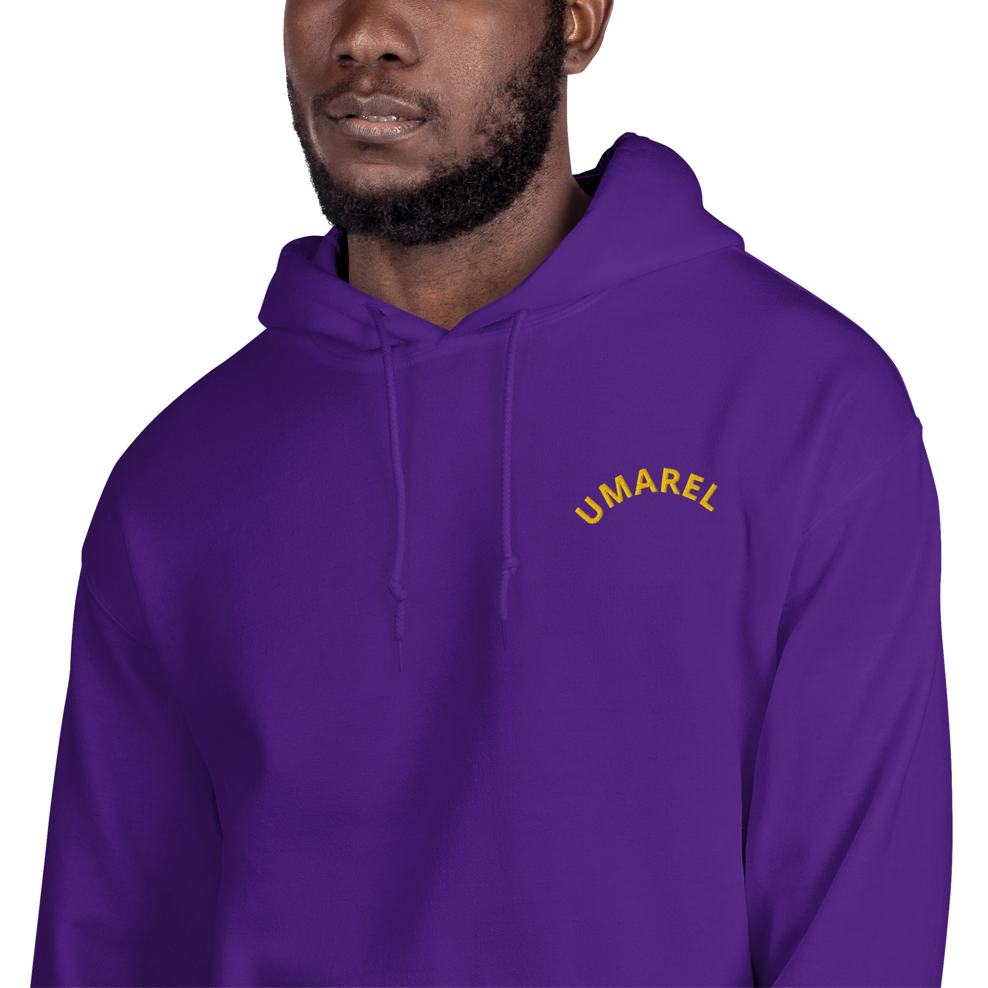Felpa Ricamata Unisex – Morbida con Cappuccio e Tasca Frontale – Stile Streetwear – Umarel