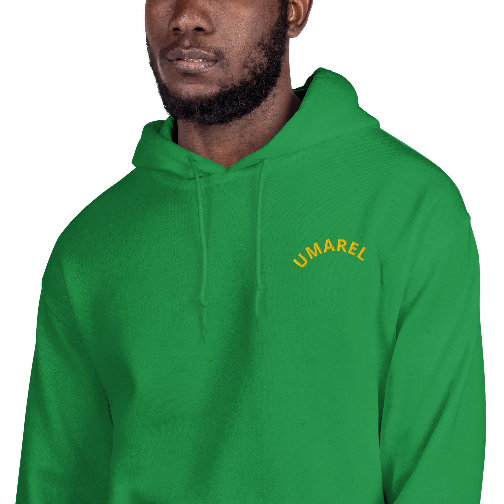 Felpa Ricamata Unisex – Morbida con Cappuccio e Tasca Frontale – Stile Streetwear – Umarel