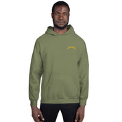 Felpa Ricamata Unisex – Morbida con Cappuccio e Tasca Frontale – Stile Streetwear – Umarel