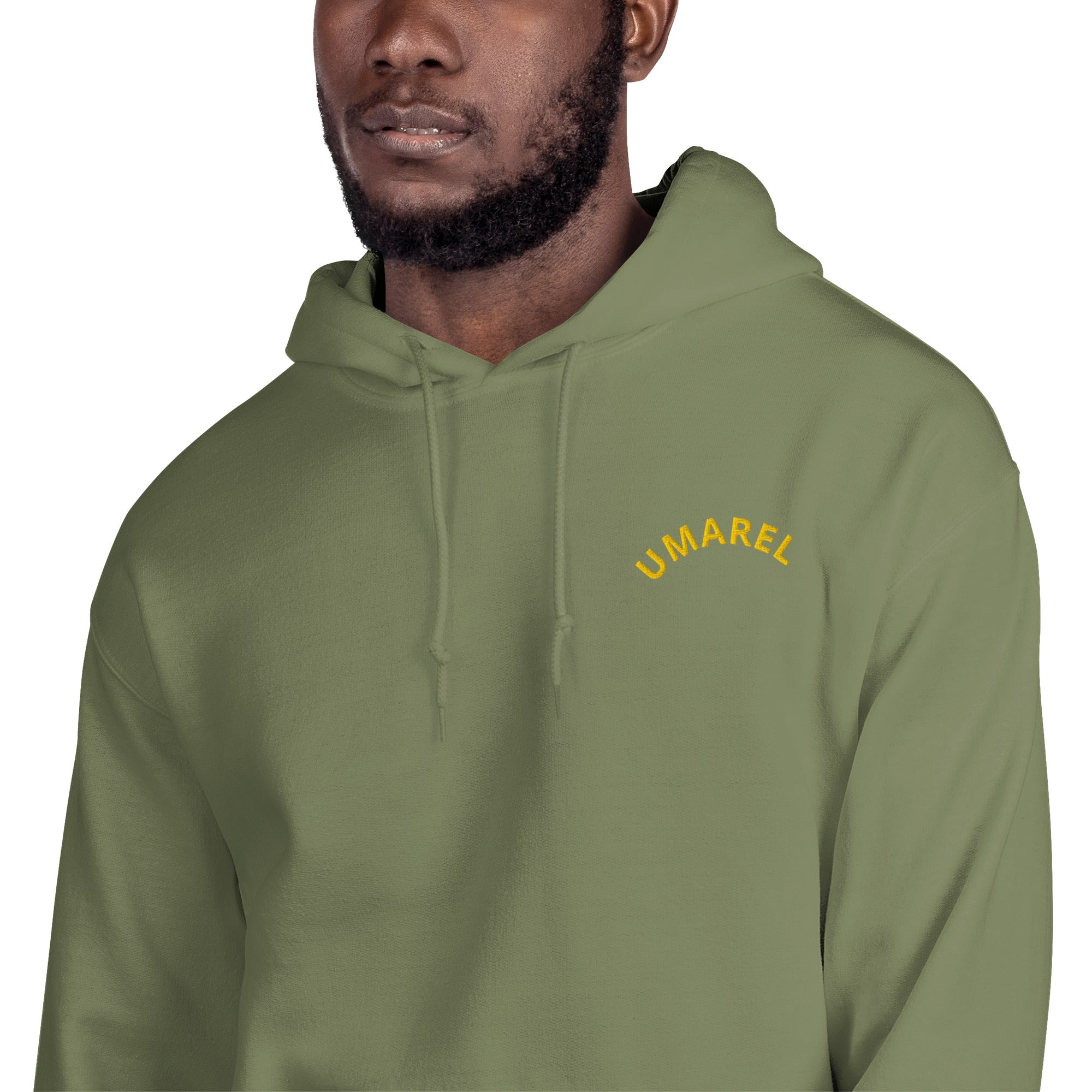 Felpa Ricamata Unisex – Morbida con Cappuccio e Tasca Frontale – Stile Streetwear – Umarel