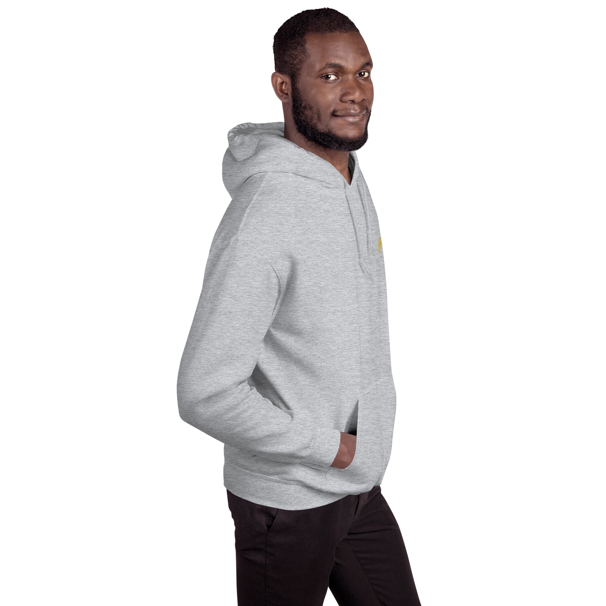 Felpa Ricamata Unisex – Morbida con Cappuccio e Tasca Frontale – Stile Streetwear – Umarel