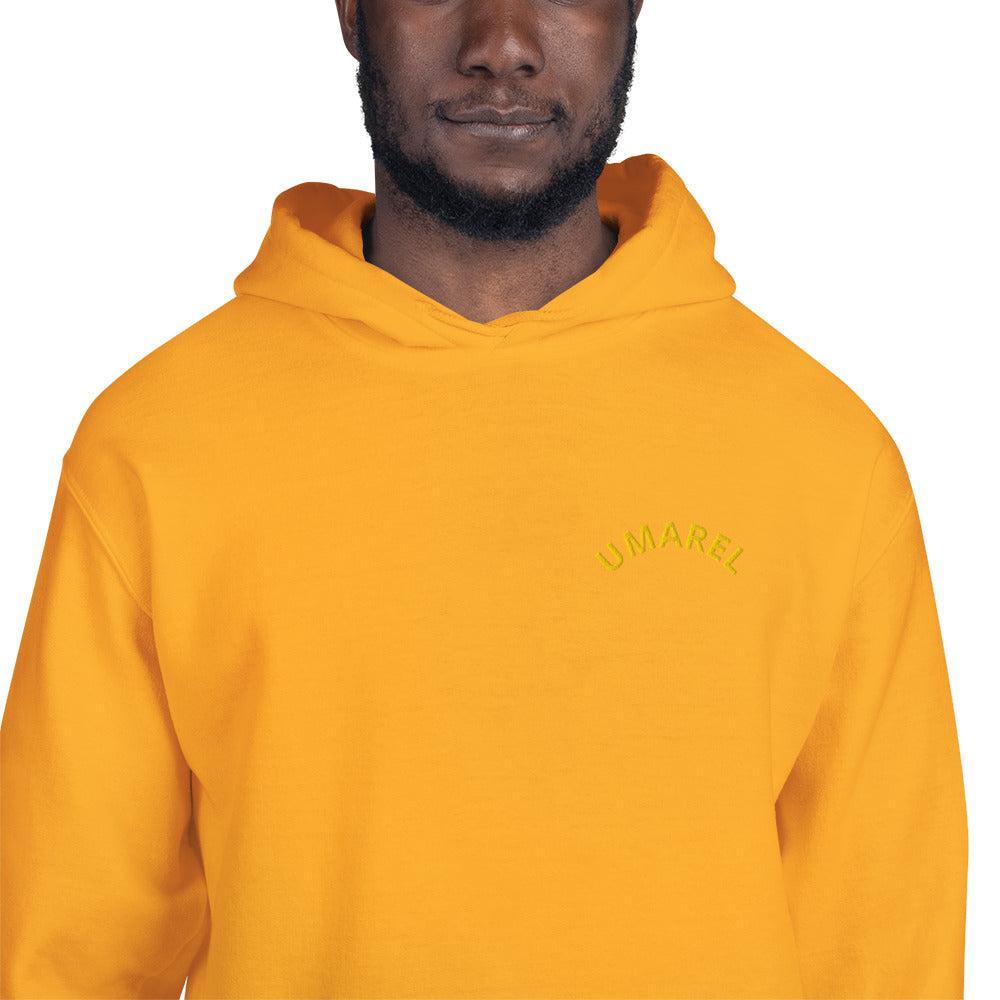Felpa Ricamata Unisex – Morbida con Cappuccio e Tasca Frontale – Stile Streetwear – Umarel