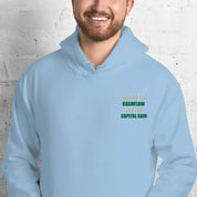 Felpa Ricamata Unisex – Morbida con Cappuccio e Tasca Frontale – Stile Streetwear – Works For Cashflow No Capital Gain White