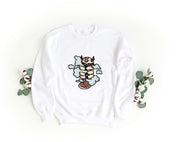 Felpa Ricamata Unisex a Girocollo – Morbida e Confortevole – Design Appa Avatar-Biiply