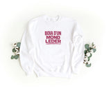 Sudadera Bordada Unisex con Cuello Redondo – Suave y Cómoda – Diseño Boia D'un Mond Leder