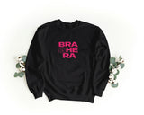 Sudadera bordada unisex con cuello redondo – Suave y cómoda – Diseño Braghera
