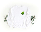 Sudadera Bordada Unisex con Cuello Redondo – Suave y Cómoda – Diseño Hoja