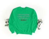 Sudadera Bordada Unisex Cuello Redondo – Suave y Cómoda – Diseño I Have crossed oceans of time to find you - Drácula