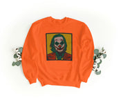 Felpa Ricamata Unisex a Girocollo – Morbida e Confortevole – Design Joker-Biiply