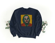 Felpa Ricamata Unisex a Girocollo – Morbida e Confortevole – Design Joker-Biiply