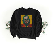 Felpa Ricamata Unisex a Girocollo – Morbida e Confortevole – Design Joker-Biiply