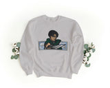 Felpa Ricamata Unisex a Girocollo – Morbida e Confortevole – Design Levi attack of titans