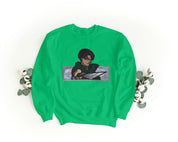 Felpa Ricamata Unisex a Girocollo – Morbida e Confortevole – Design Levi attack of titans-Biiply