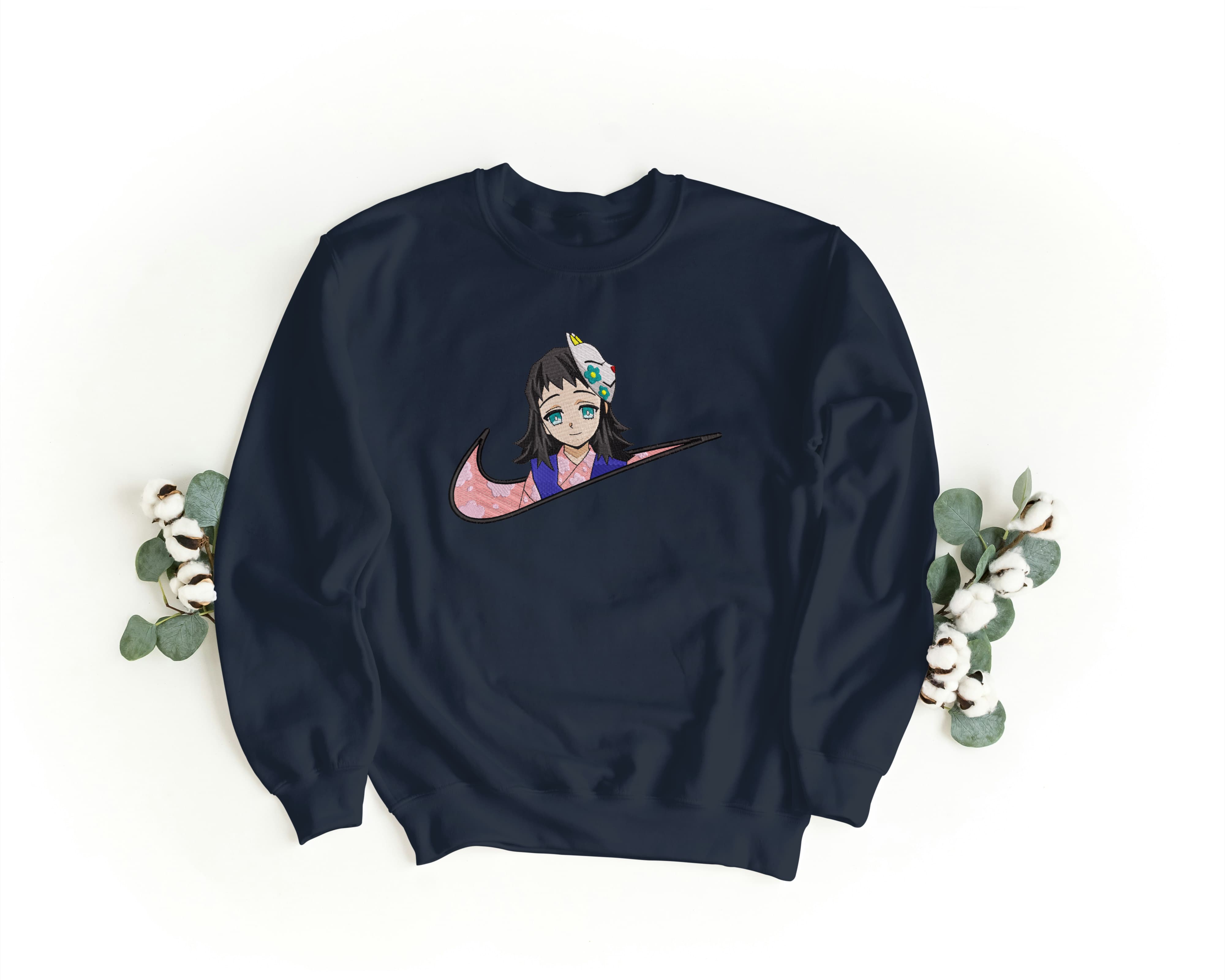Felpa Ricamata Unisex a Girocollo – Morbida e Confortevole – Design Makomo-Biiply
