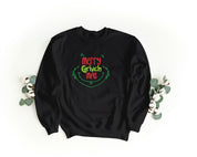 Ricamo Personalizzato - Felpa Ricamata Unisex – Morbida – Stile Streetwear – Merry Grinch-Biiply