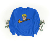 Felpa Ricamata Unisex a Girocollo – Morbida e Confortevole – Design Naruto-Biiply