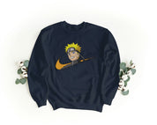 Felpa Ricamata Unisex a Girocollo – Morbida e Confortevole – Design Naruto-Biiply