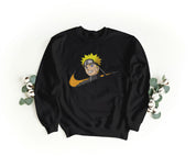 Felpa Ricamata Unisex a Girocollo – Morbida e Confortevole – Design Naruto-Biiply