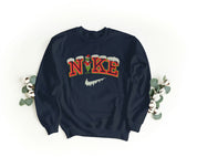 Ricamo Personalizzato - Felpa Ricamata Unisex – Morbida – Stile Streetwear – Nike Grinch-Biiply