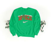 Ricamo Personalizzato - Felpa Ricamata Unisex – Morbida – Stile Streetwear – Nike Grinch-Biiply