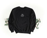Unisex Sweatshirt bestickt, Rundhalsausschnitt – Weich und bequem – Sa vot Design