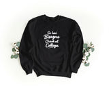 Unisex Embroidered Crewneck Sweatshirt – Soft and Comfortable – Design If You Need Ask Your Colleague