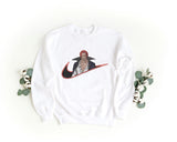 Unisex Crewneck Embroidered Sweatshirt – Soft and Comfortable – Red Shanks Design