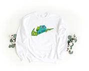 Felpa Ricamata Unisex a Girocollo – Morbida e Confortevole – Design Swoosh + Balbasaur-Biiply