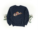 Sudadera Unisex Bordada con Cuello Redondo – Suave y Cómoda – Diseño Swoosh con pirata