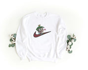 Felpa Ricamata Unisex a Girocollo – Morbida e Confortevole – Design Swoosh Cosmo-Biiply