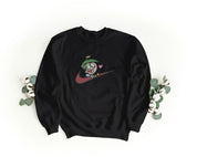 Felpa Ricamata Unisex a Girocollo – Morbida e Confortevole – Design Swoosh Cosmo-Biiply