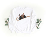 Unisex Crewneck Embroidered Sweatshirt – Soft and Comfortable – Harry Potter Swoosh Design