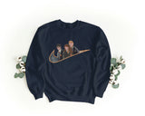 Sudadera Bordada Unisex con Cuello Redondo – Suave y Cómoda – Diseño Swoosh de Harry Potter
