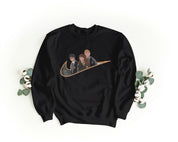 Felpa Ricamata Unisex a Girocollo – Morbida e Confortevole – Design Swoosh Harry Potter-Biiply