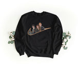 Sudadera Bordada Unisex con Cuello Redondo – Suave y Cómoda – Diseño Swoosh de Harry Potter