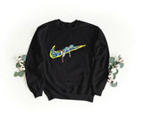 Unisex Crewneck Embroidered Sweatshirt – Soft and Comfortable – Rik Swoosh Design