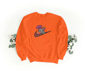 Felpa Ricamata Unisex a Girocollo – Morbida e Confortevole – Design Swoosh Vanda-Biiply