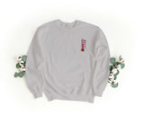 Unisex Crewneck Embroidered Sweatshirt – Soft and Comfortable – Love Thermometer Design
