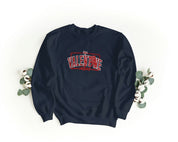 Felpa Ricamata Unisex a Girocollo – Morbida e Confortevole – Design Valentines Vibes-Biiply