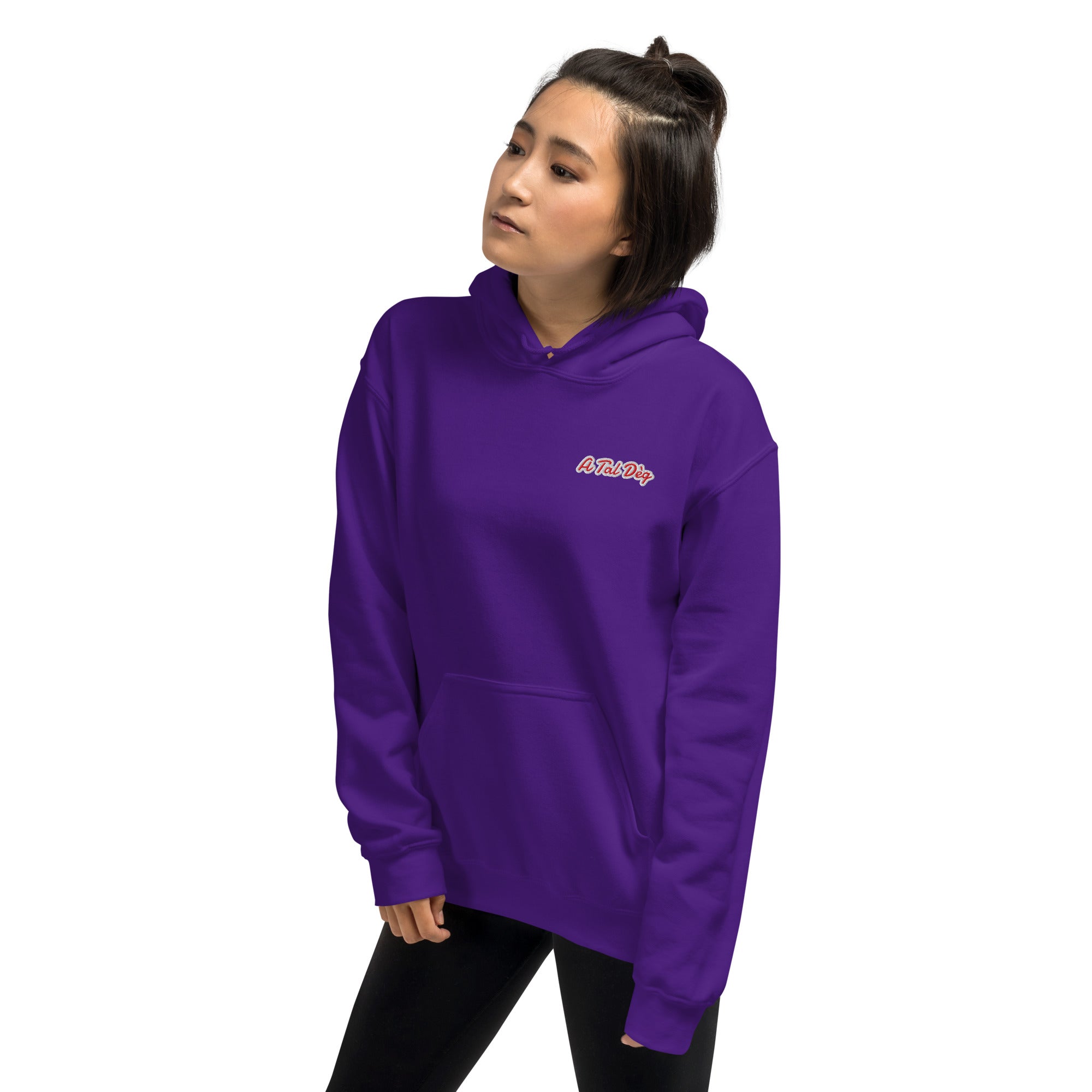 Felpa Ricamata Unisex con Cappuccio – Morbida – Design A Tal Dèg-Biiply
