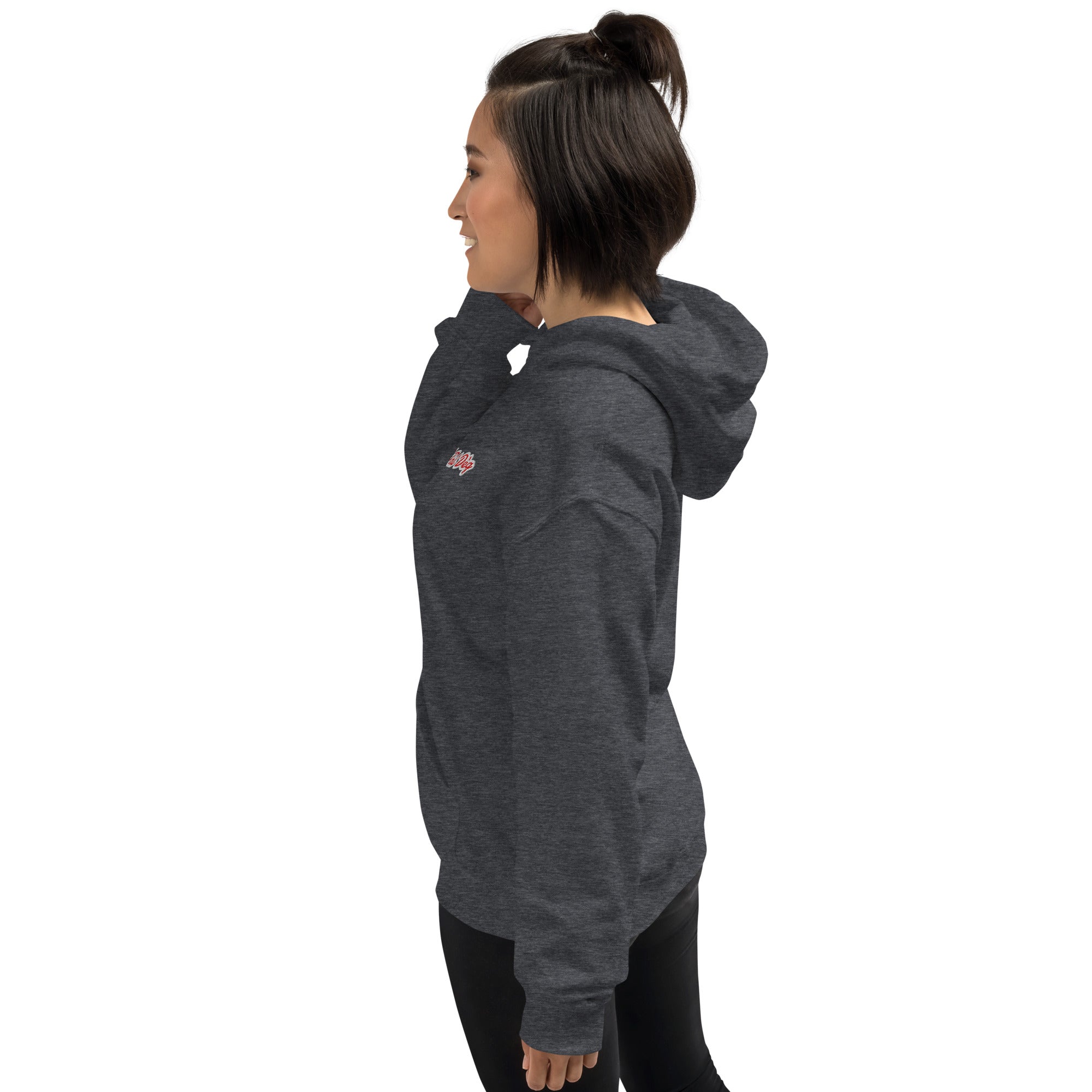 Felpa Ricamata Unisex con Cappuccio – Morbida – Design A Tal Dèg-Biiply