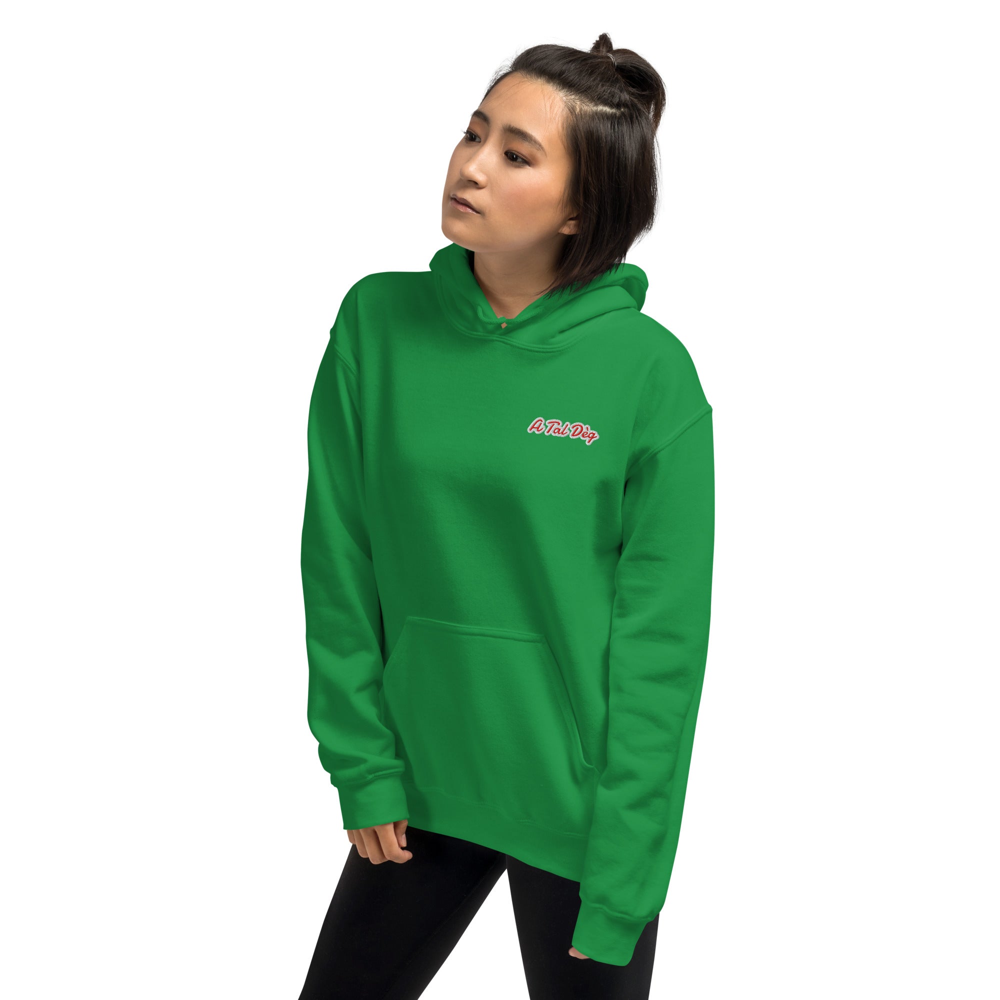 Felpa Ricamata Unisex con Cappuccio – Morbida – Design A Tal Dèg-Biiply